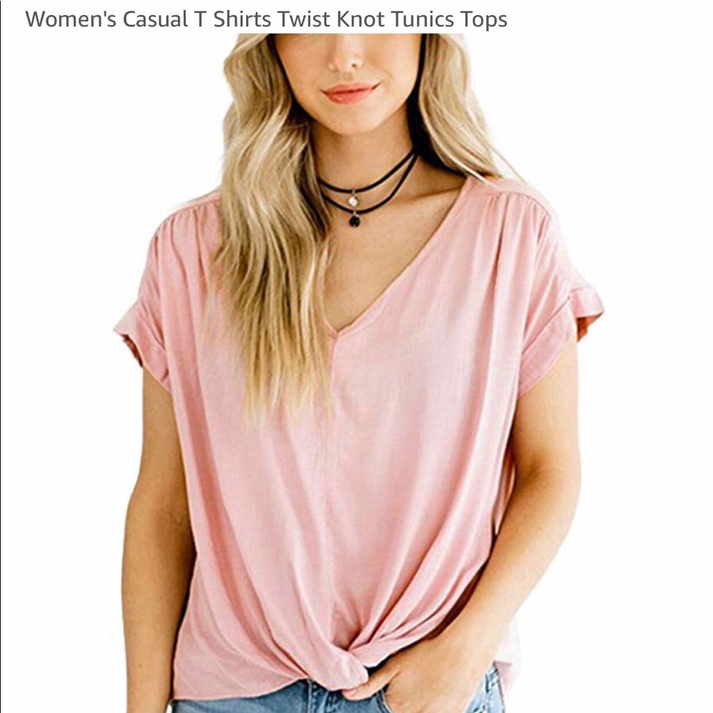 💕Pink Twist T-shirt💕